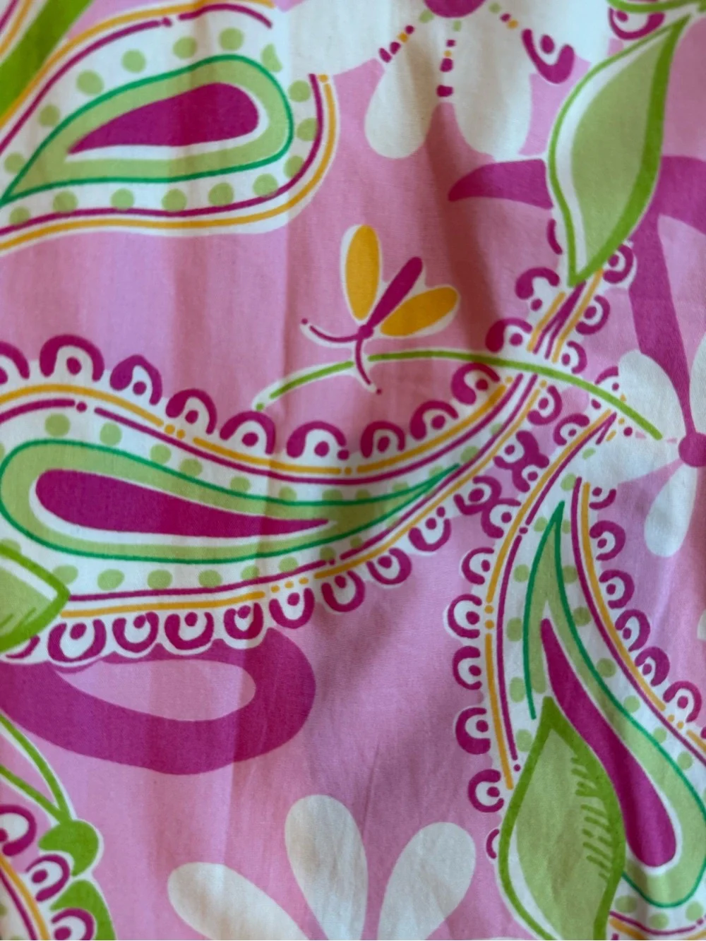 Lilly Pulitzer Pink and Lime Green Floral Strapless Dress - Picture 5 of 8